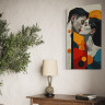 Картина за номерами з фарбами металік Кольоровий романс (АМ-0811) 40*70 см