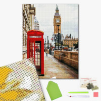 Алмазна мозаїка Символи Лондона (GF4793) Brushme 40х50 см