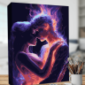 Картина по номерам с красками металлик Страстная любовь (АМ-0626) 40*50 см Картина по номерам с красками металлик Страстная любовь (АМ-0626) 40*50 см