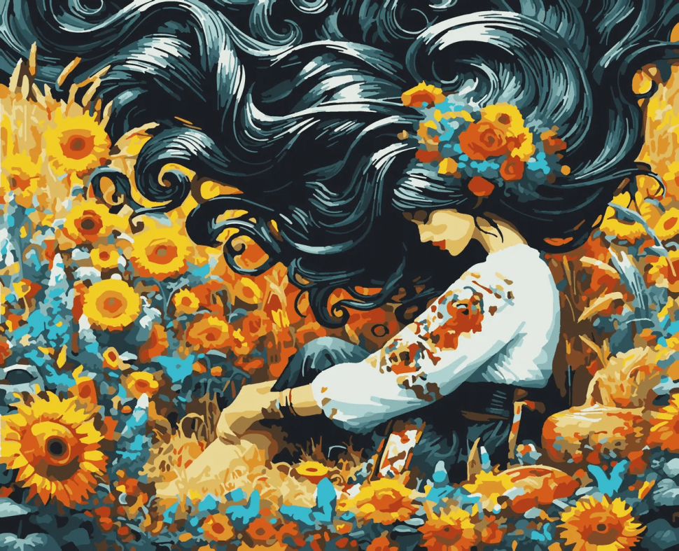 Картини за номерами Чорноброва (PN2845) Artissimo 40*50 см