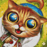 Алмазная мозаика Котик из ПВО (DBS1123) Brushme 40х50 см Алмазная мозаика Котик из ПВО (DBS1123) Brushme 40х50 см