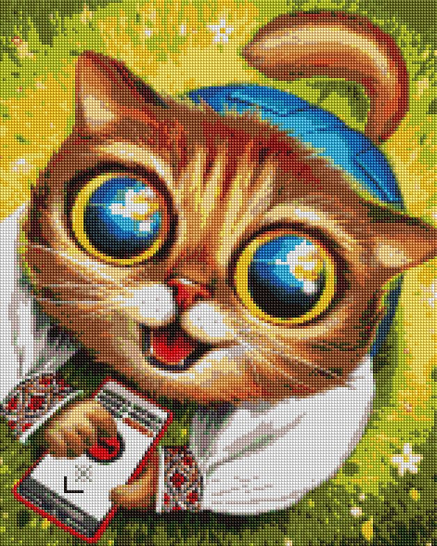 Алмазная мозаика Котик из ПВО (DBS1123) Brushme 40х50 см Алмазная мозаика Котик из ПВО (DBS1123) Brushme 40х50 см
