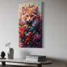 Картина по номерам с красками металлик (Красочный Кот) (на 3D подрамнике) (RM-0834) 40*70 см Картина по номерам с красками металлик (Красочный Кот) (на 3D подрамнике) (RM-0834) 40*70 см