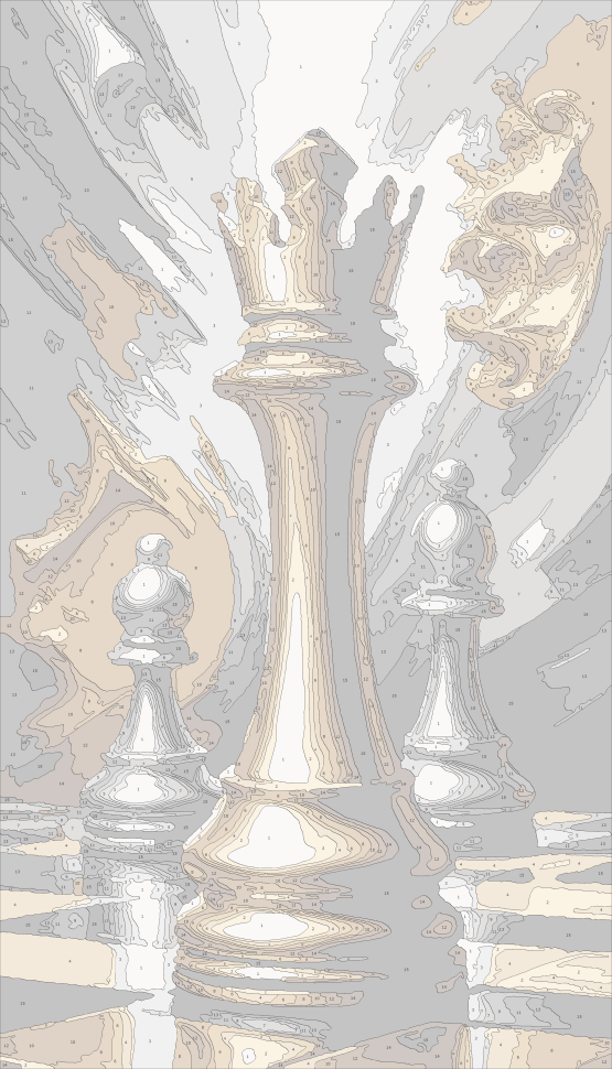 Картина по номерам с красками металлик (Королева) (на 3D подрамнике) (RM-0833) 40*70 см Картина по номерам с красками металлик (Королева) (на 3D подрамнике) (RM-0833) 40*70 см
