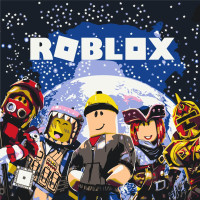Картина по номерам Roblox роботы (роблокс) 30*30 см Оригами LW 21832