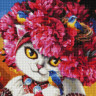 Алмазная мозаика Цветущая кошка (DBS1035) Brushme 40х50 см Алмазная мозаика Цветущая кошка (DBS1035) Brushme 40х50 см