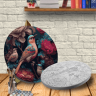 Картина по номерам с красками металлик Птицы в саду (АМ-0653) 40*40 см