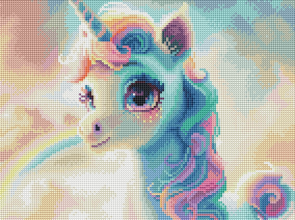 Цветной единорог