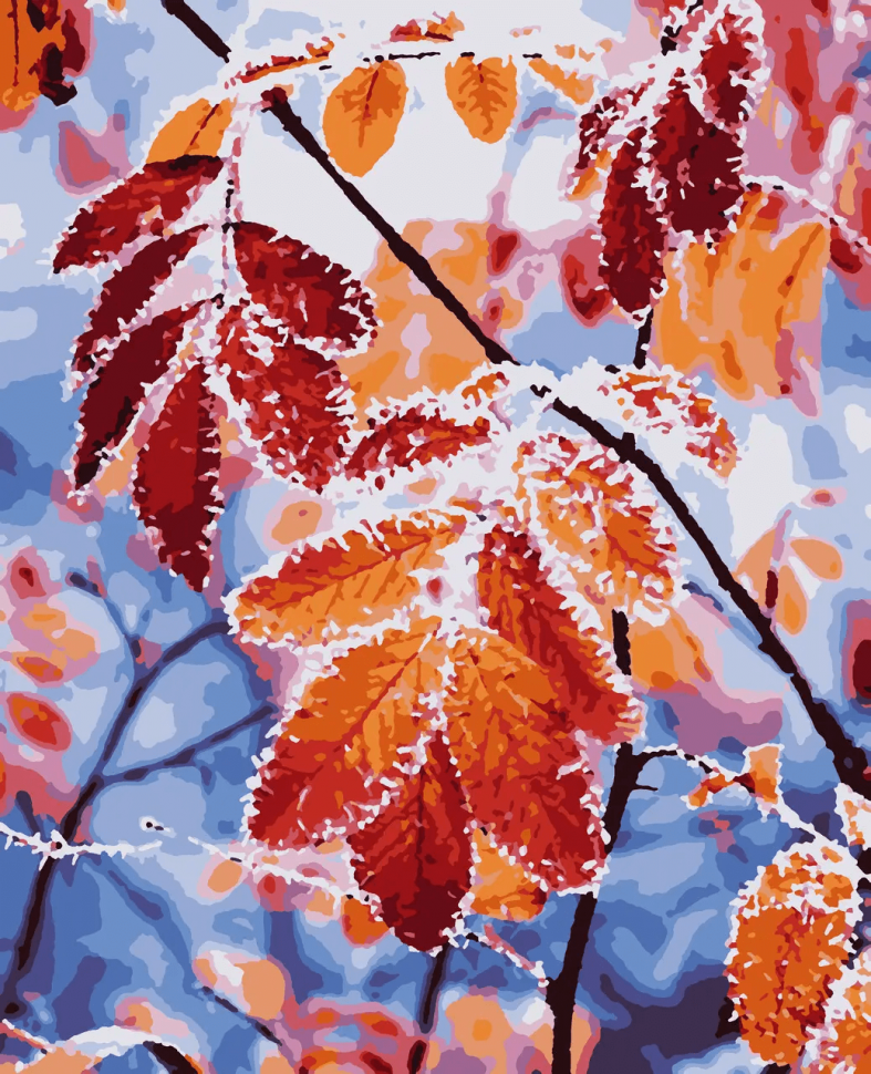 Картины по номерам Листья (PN0111) Artissimo 40*50 см