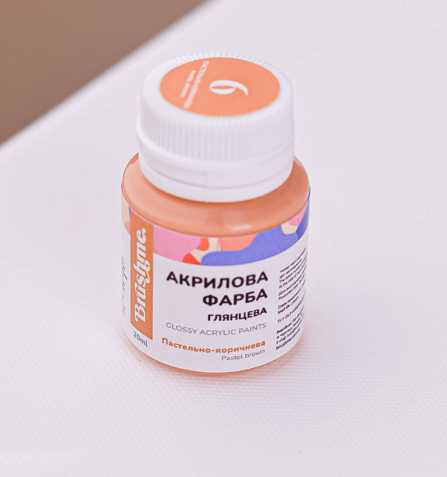 Акрилова фарба глянцева (Пастельно-коричнева) (ACPT6)