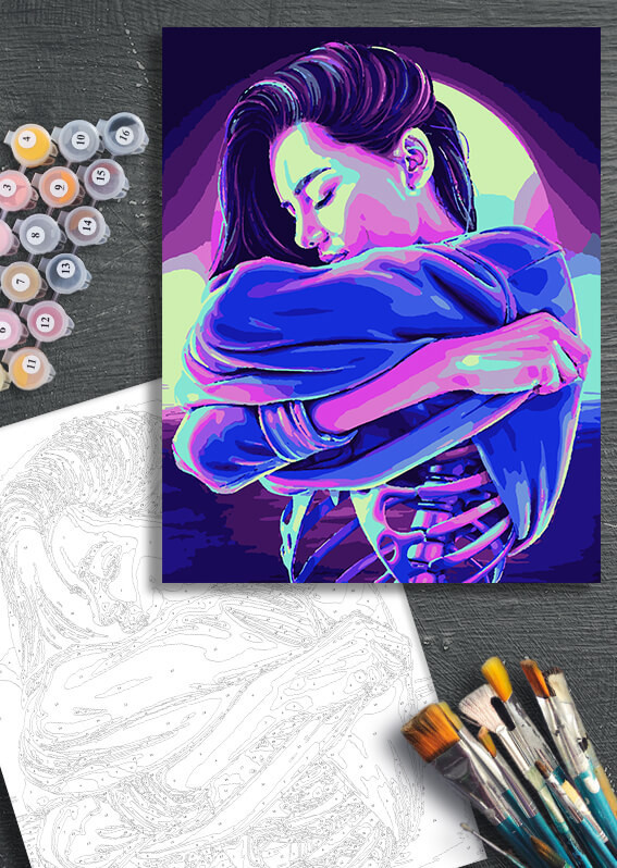Картина по номерам Naked Soul (АМ-0253) 40*50 см