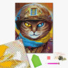 Алмазная мозаика Котик защитник (DBS1034) Brushme 40х50 см Алмазная мозаика Котик защитник (DBS1034) Brushme 40х50 см