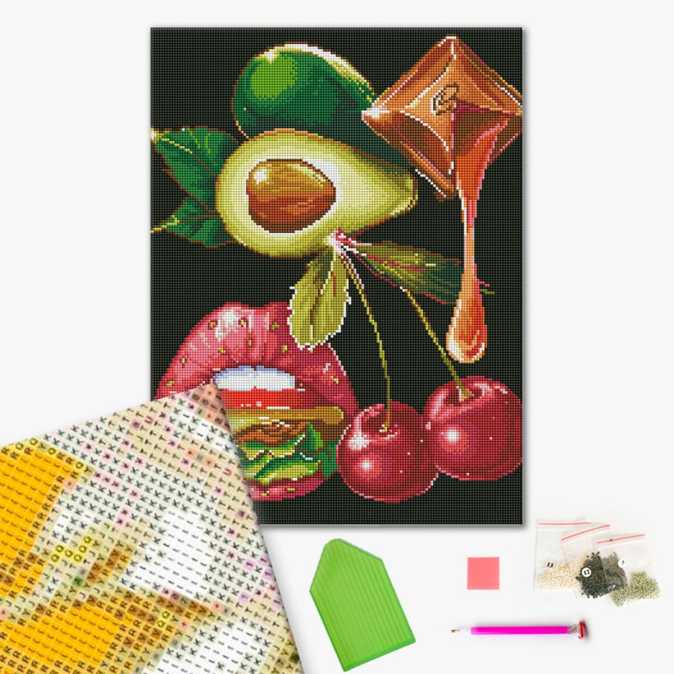 Алмазная мозаика Гастрономическое удовольствие (DBS0001) Brushme 40х50 см