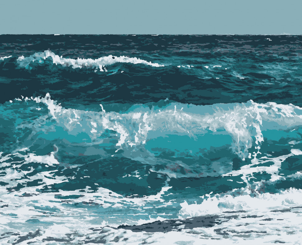 Картины по номерам Воспоминания о море (PN2884) Artissimo 40*50 см