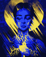 Картины по номерам Сердце Украины (PNX5639) Artissimo 50*60 см
